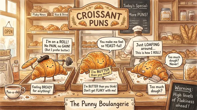 Classic Sayings… But with a Croissant Twist