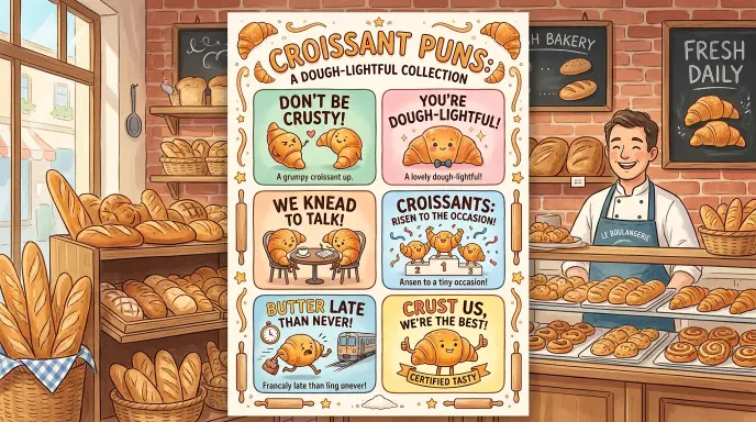 Clever and Captivating Croissant Puns for Instagram