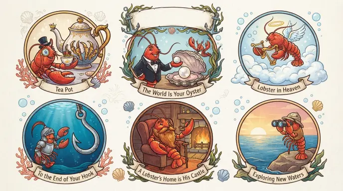 Classic Sayings… But with a Lobster Twistv