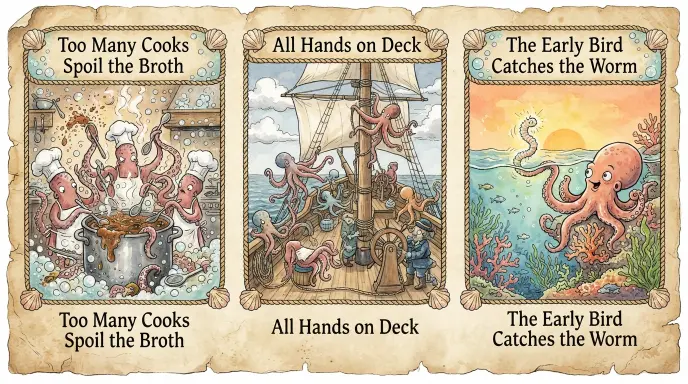 Classic Sayings… But with an Octopus Twist