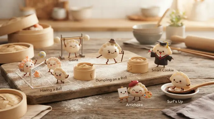 Dumpling Puns