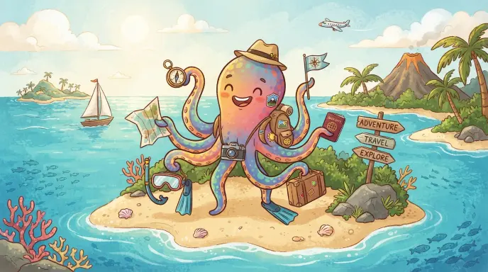 Fun Octopus Puns for Travelers & Adventure Lovers