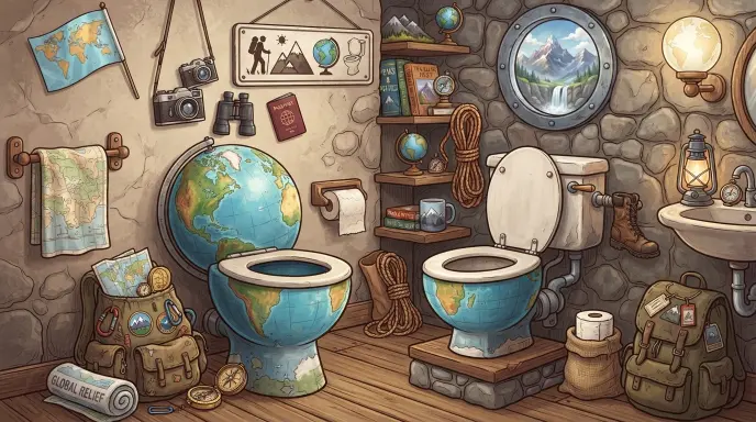 Fun Toilet Puns for Travelers & Adventure Lovers