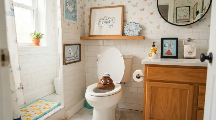 Laugh-Out-Loud Bathroom Puns & Captions