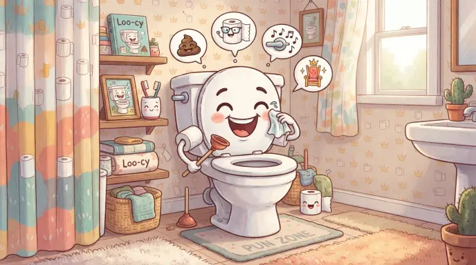 Laugh-Out-Loud Toilet Puns & Captions