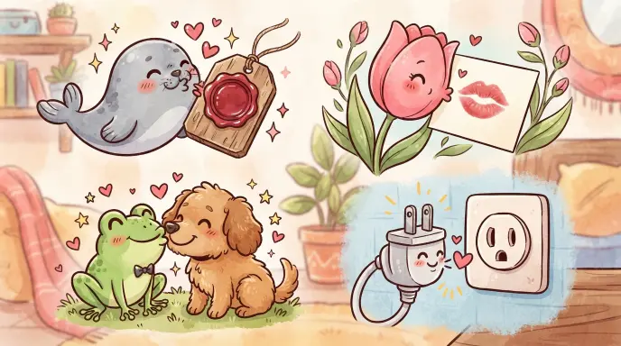 Short & Silly Kissing Puns for Quick Giggles